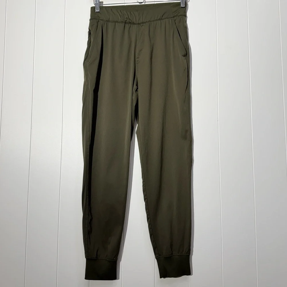 The North Face Aphrodite Internal Drawstring Joggers Green Size Small Stretch